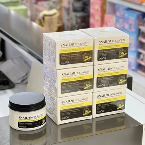 کرم حلزون کلاژن سادور ضدچروک و سفت‌کننده پوست حجم ۱۲۰ گرم | SADOER Snail Collagen Cream