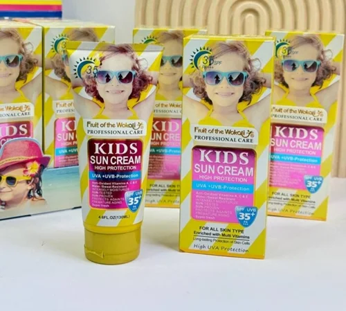 کرم ضد آفتاب بچگانه SPF35 وکالی Wokali